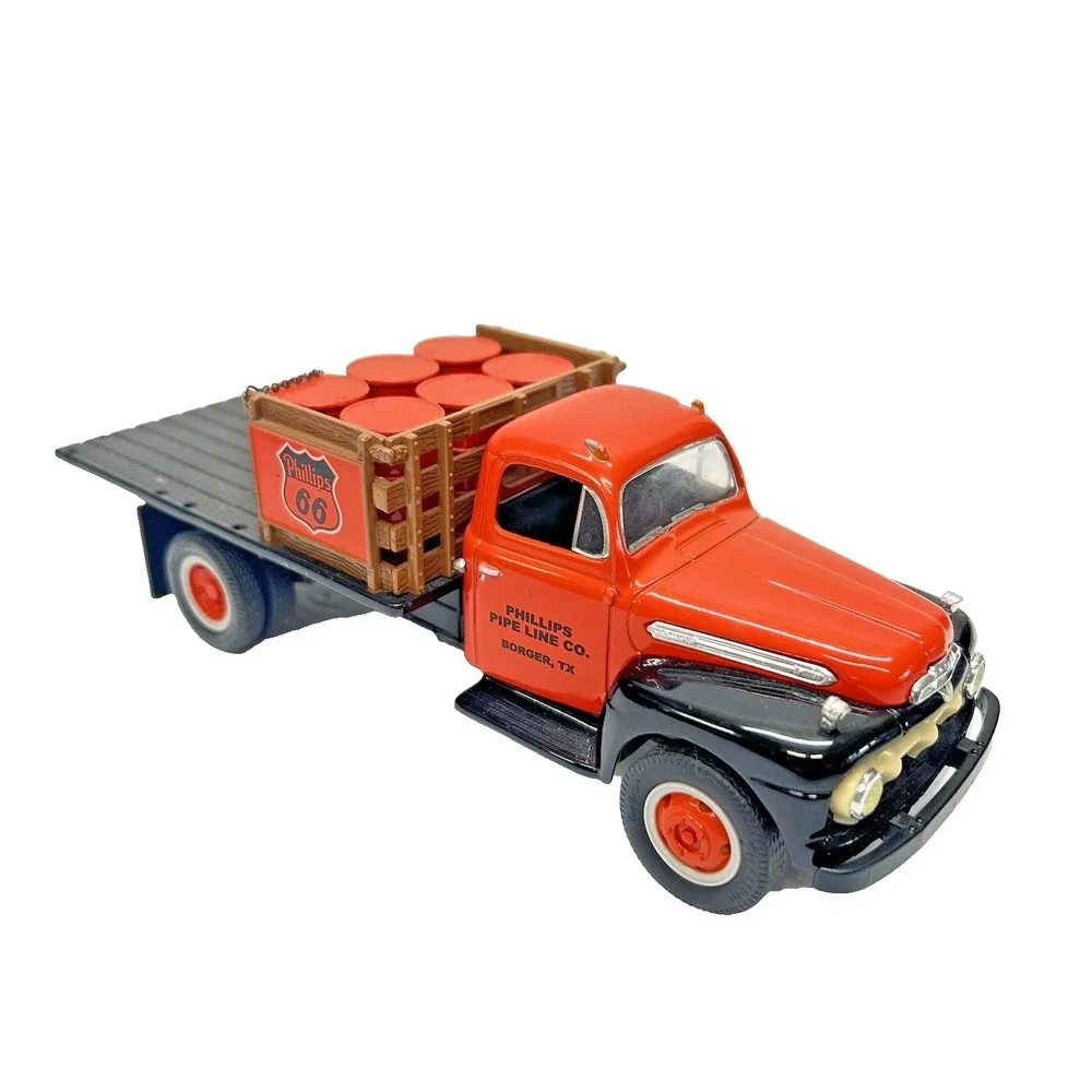 First Gear 1951 Ford F-7 Flatbed Truck Phillips 66 Pipe Line Co Borger TX 1:34‎